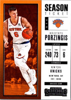 2018 Panini Revolution Shock Wave Kristaps Porzingis #14