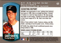 2000 Bowman Gold Gary Knotts #401