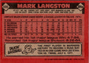 1986 Topps Mark Langston
