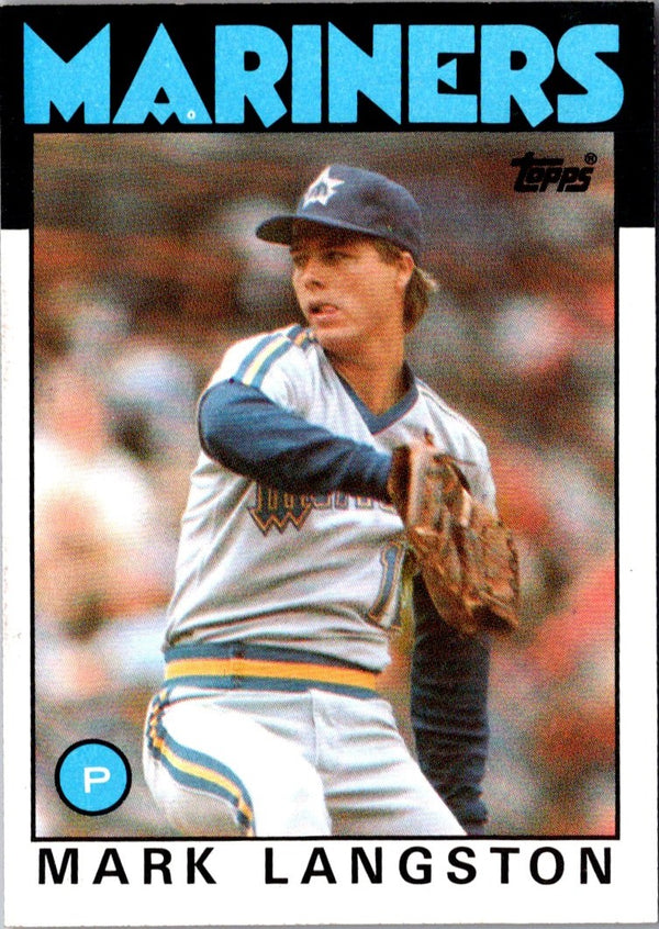 1986 Topps Mark Langston #495