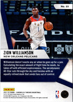 2021 Panini Chronicles Zion Williamson #89