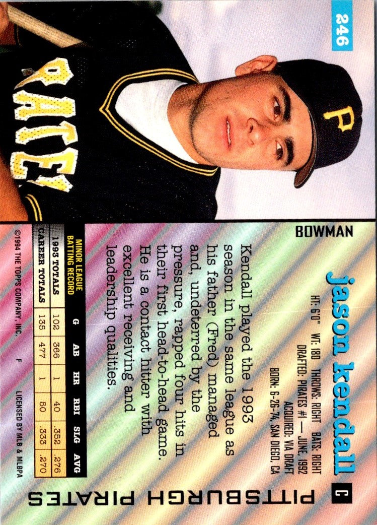 1994 Bowman Jason Kendall