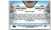 2020 Bowman Draft Franchise Futures Justin Lange/Robert Hassell #FF-RJ