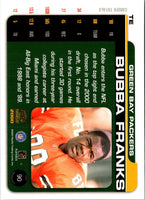2000 Pacific Paramount Bubba Franks #90 Rookie