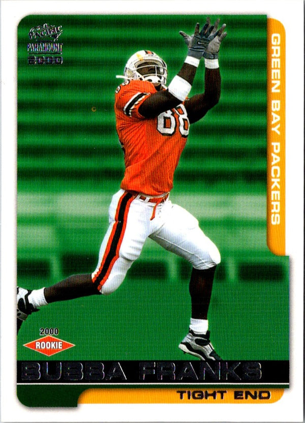 2000 Pacific Paramount Bubba Franks #90 Rookie