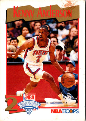 1991 Hoops Kenny Anderson #547 Rookie