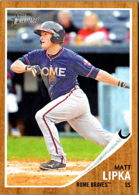 2011 Topps Heritage Minor League Matt Lipka #155