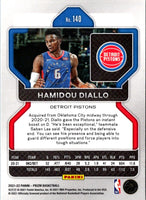 2021 Panini Prizm Blue Hamidou Diallo #140