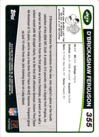 2006 Topps D'Brickashaw Ferguson #355 Rookie