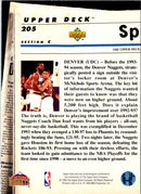 1993 Upper Deck Special Edition Electric Court Dikembe Mutombo