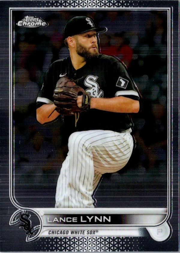 2022 Topps Chrome Sonic Black & White RayWave Lance Lynn #60