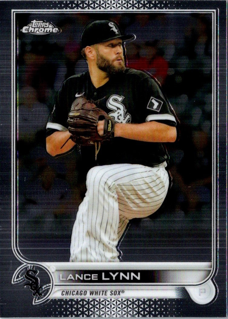 2022 Topps Chrome Sonic Black & White RayWave Lance Lynn