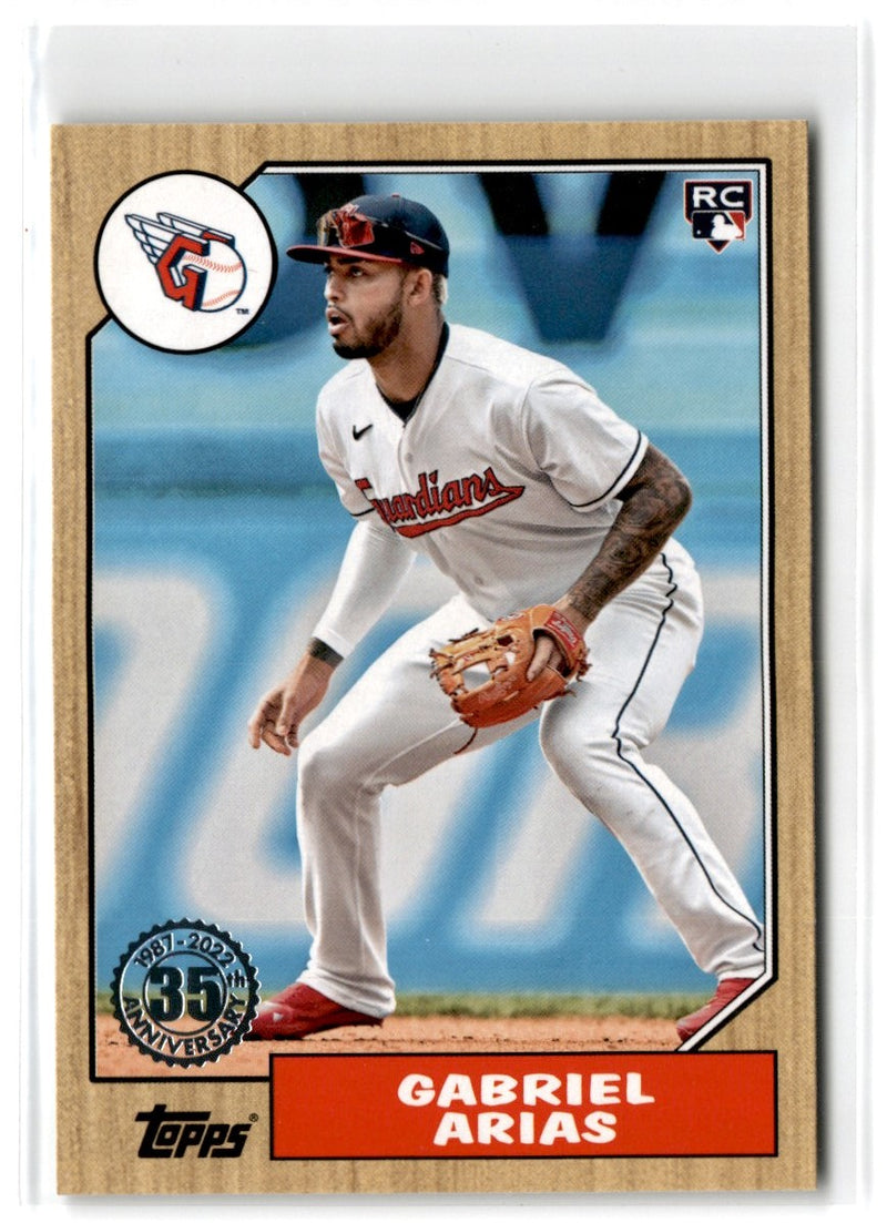 2022 Topps Chrome Platinum Anniversary Gold Prism Refractor Gabriel Arias