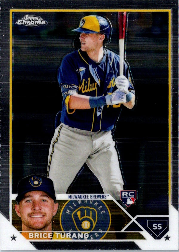 2023 Topps Chrome Brice Turang #170 Rookie