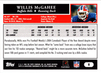 2005 Topps Willis McGahee #8