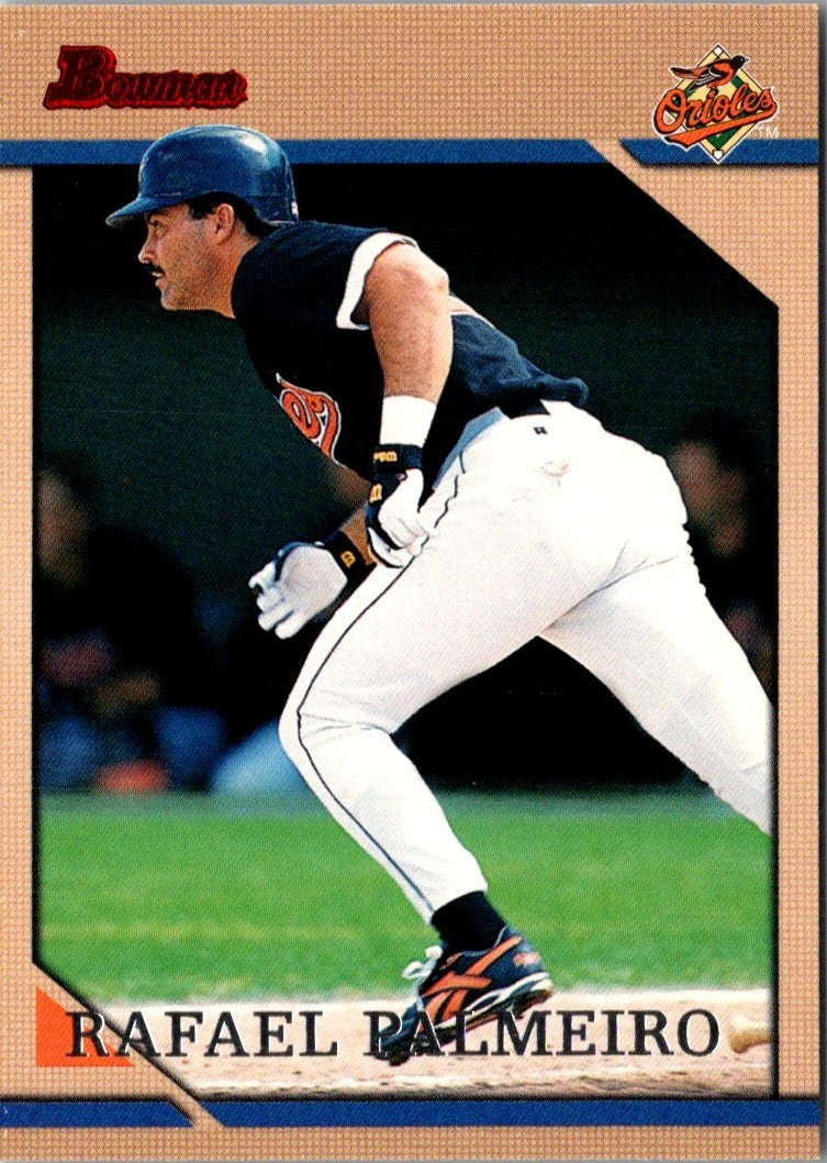 1996 Ultra Hitting Machines Gold Medallion Rafael Palmeiro