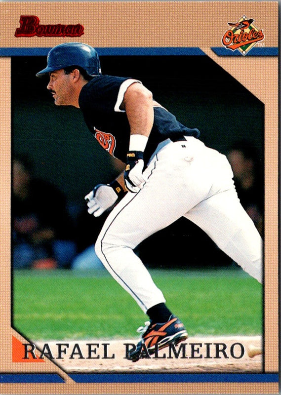 1996 Ultra Hitting Machines Gold Medallion Rafael Palmeiro #6