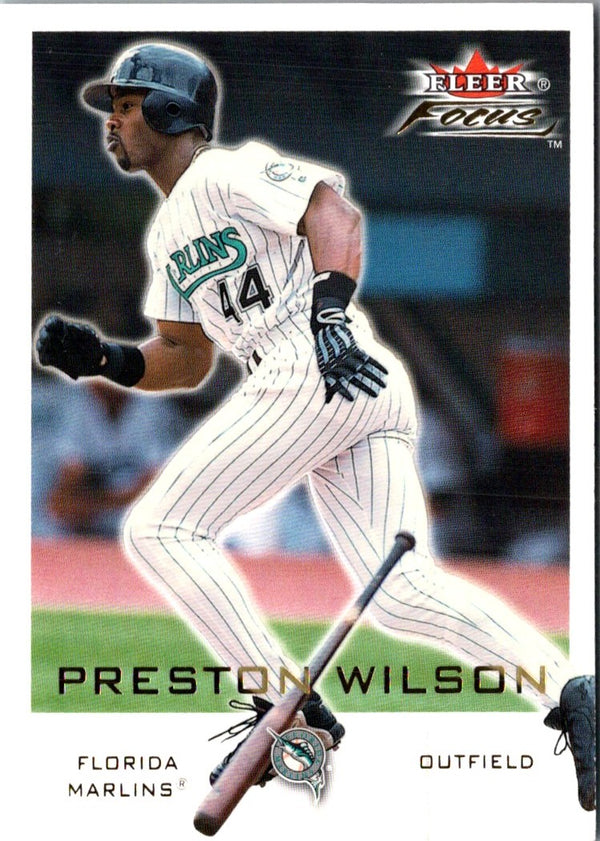 2001 Fleer Focus Preston Wilson #200