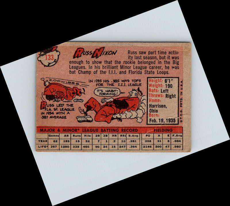 1958 Topps Russ Nixon