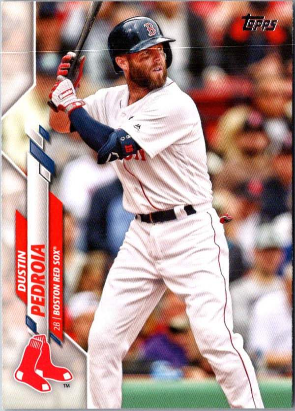 2020 Topps Boston Red Sox Dustin Pedroia #BOS-4