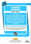 2021 Donruss Blue Andres Gimenez