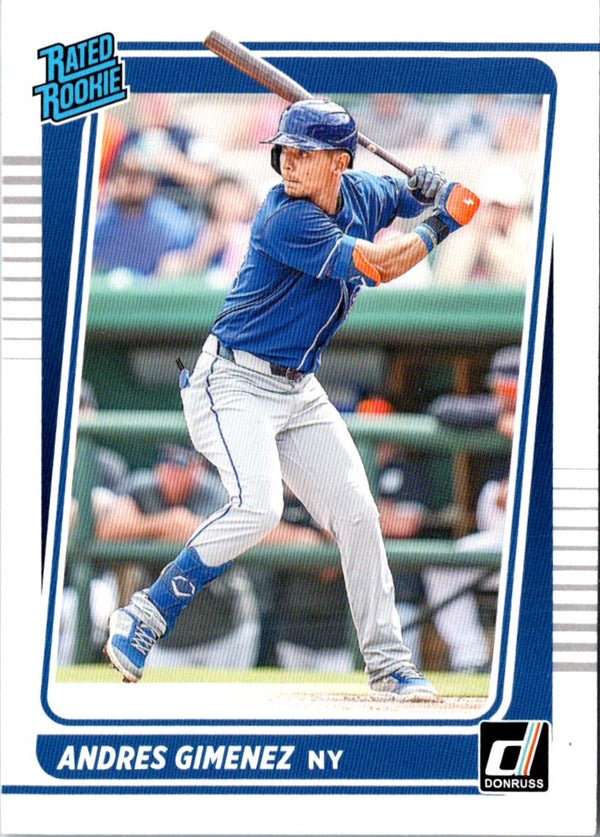 2021 Donruss Blue Andres Gimenez #53
