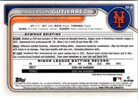 2024 Bowman Chrome Prospects Daiverson Gutierrez #BCP-59