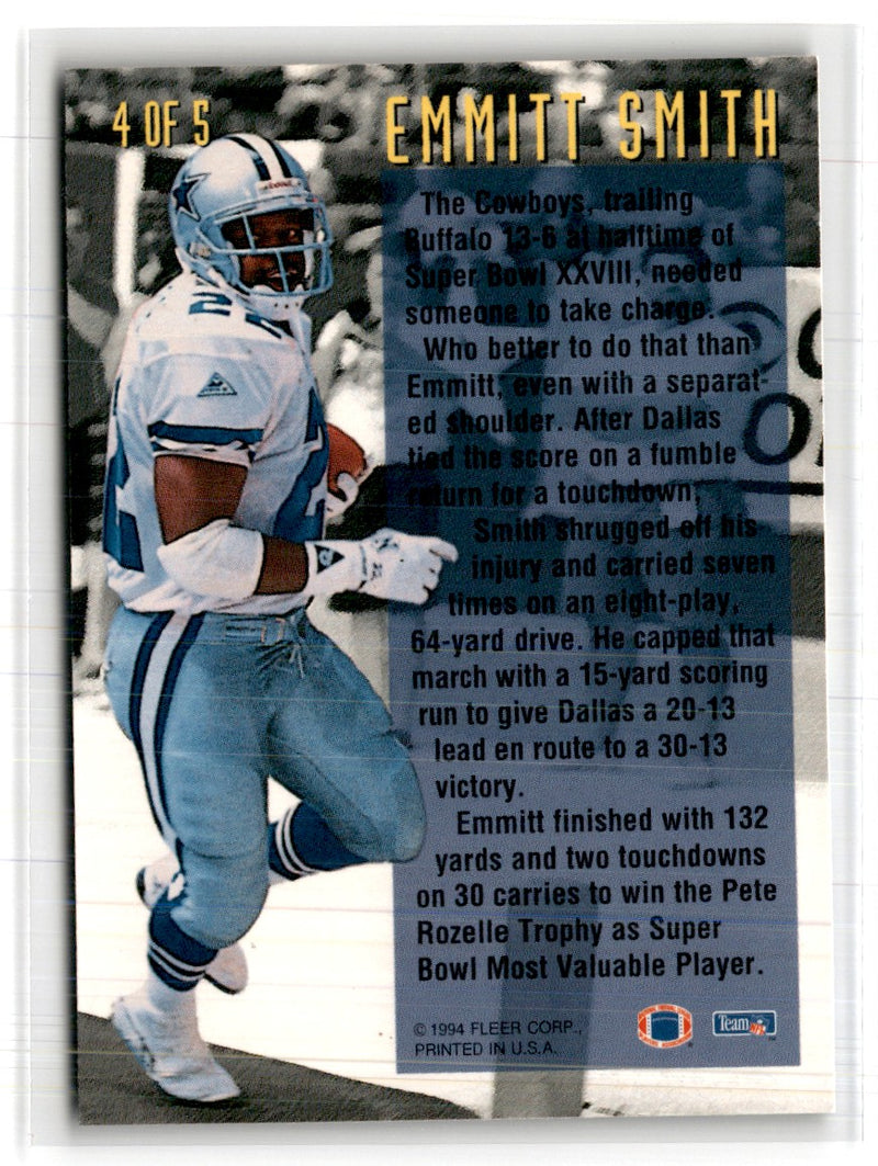 1994 Fleer Award Winners Emmitt Smith