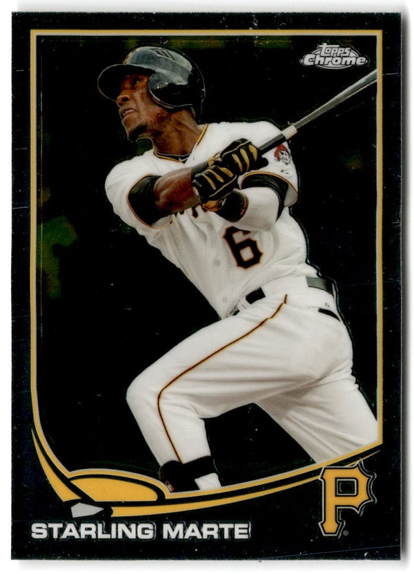 2013 Topps Chrome Starling Marte #81