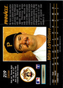 1993 Pinnacle Mike LaValliere