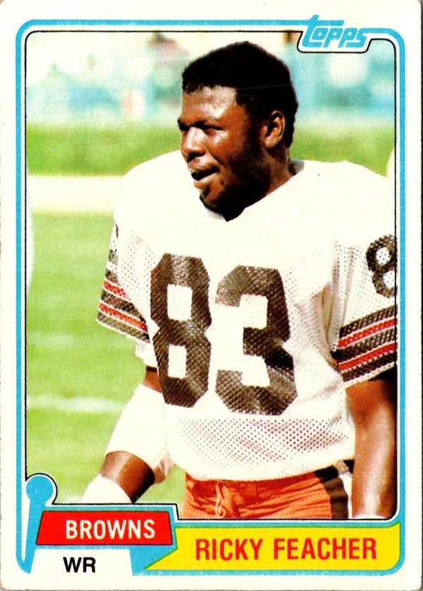 1981 Topps Ricky Feacher #196 Rookie
