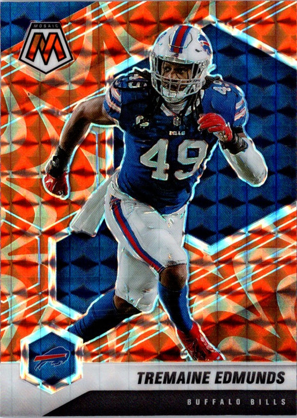 2021 Panini Mosaic Prizm Red Tremaine Edmunds #32