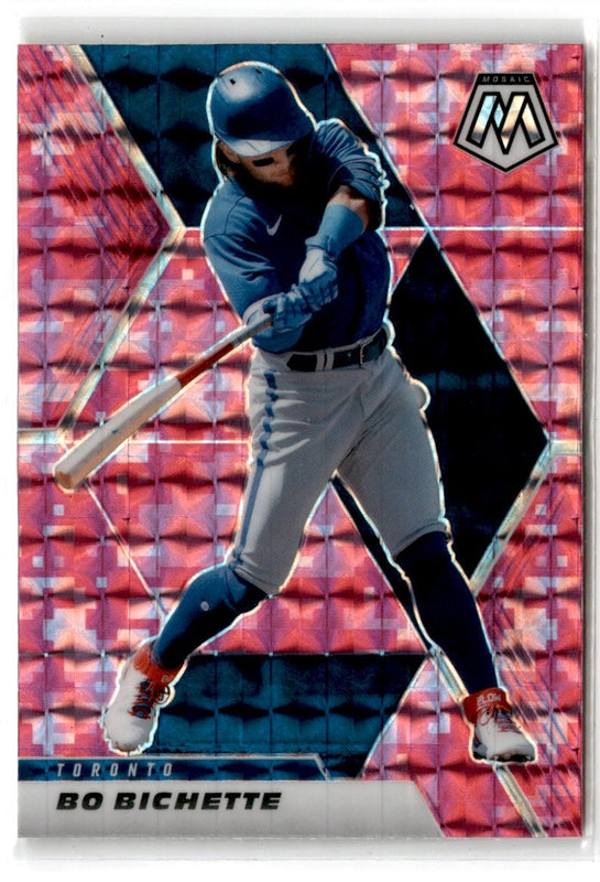 2021 Panini Mosaic Pink Camo Bo Bichette #160