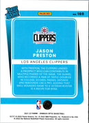 2021 Donruss Optic Choice Red & Green Jason Preston