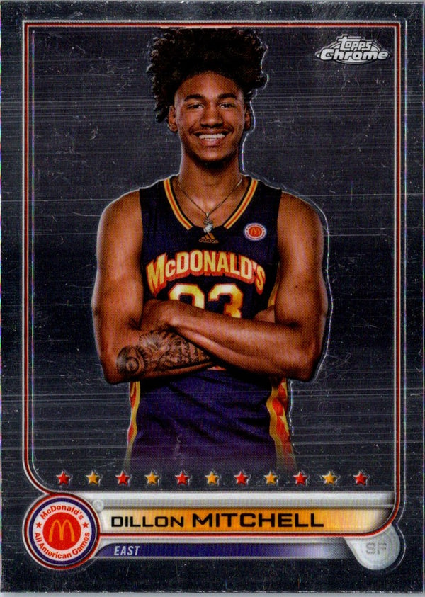 2022 Topps Chrome McDonald's All American Dillon Mitchell #53