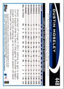 2012 Topps Blue Dustin Moseley