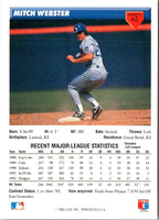 1993 Donruss Mitch Webster #62