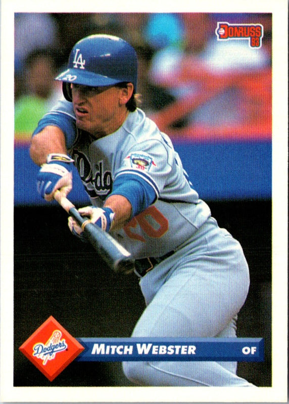 1993 Donruss Mitch Webster #62