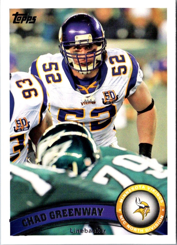 2011 Topps Chad Greenway #384