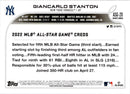 2022 Topps Update 2022 MLB All-Star Game Giancarlo Stanton