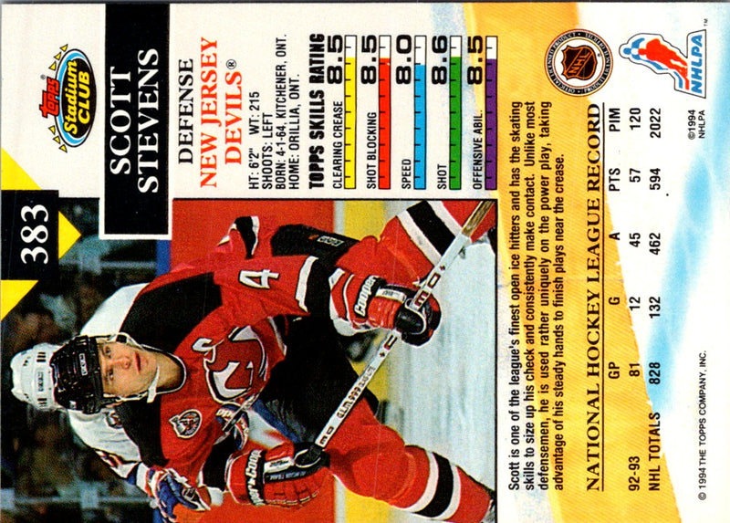 1993 Stadium Club Scott Stevens