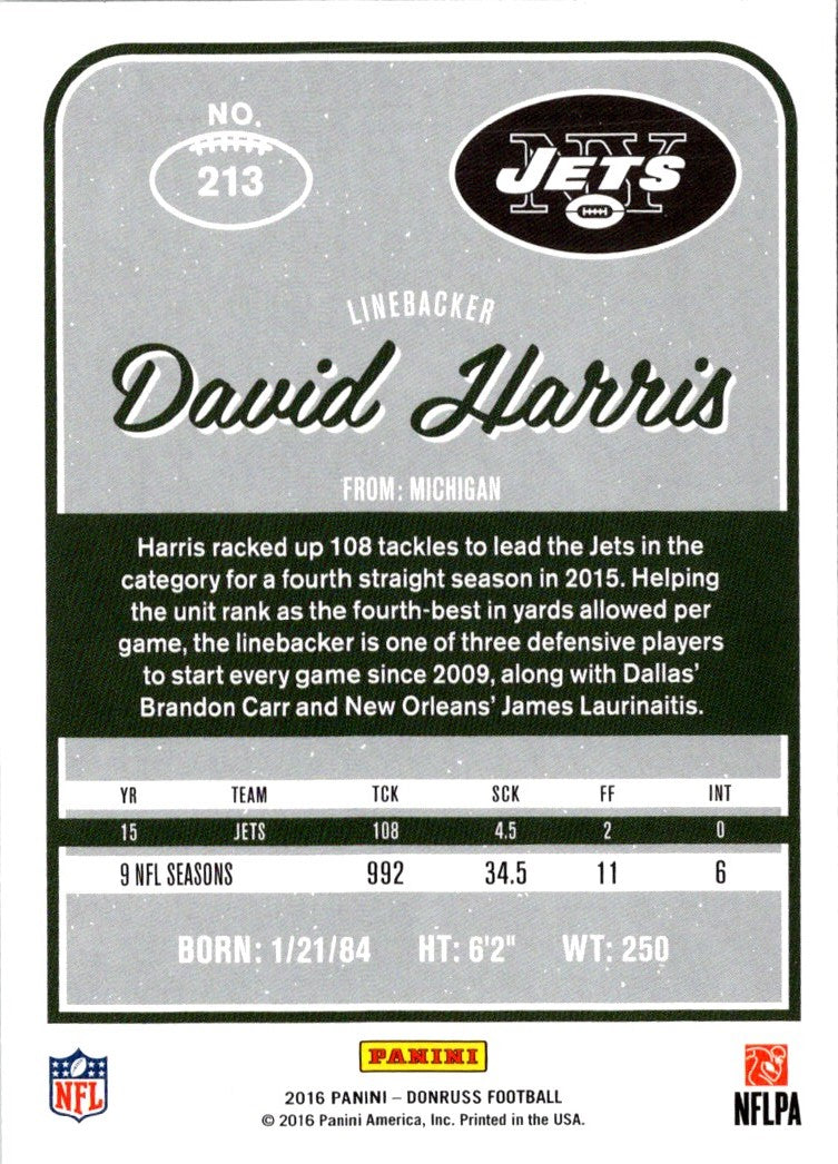 2016 Donruss David Harris