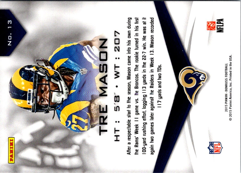 2015 Donruss Elite Tre Mason