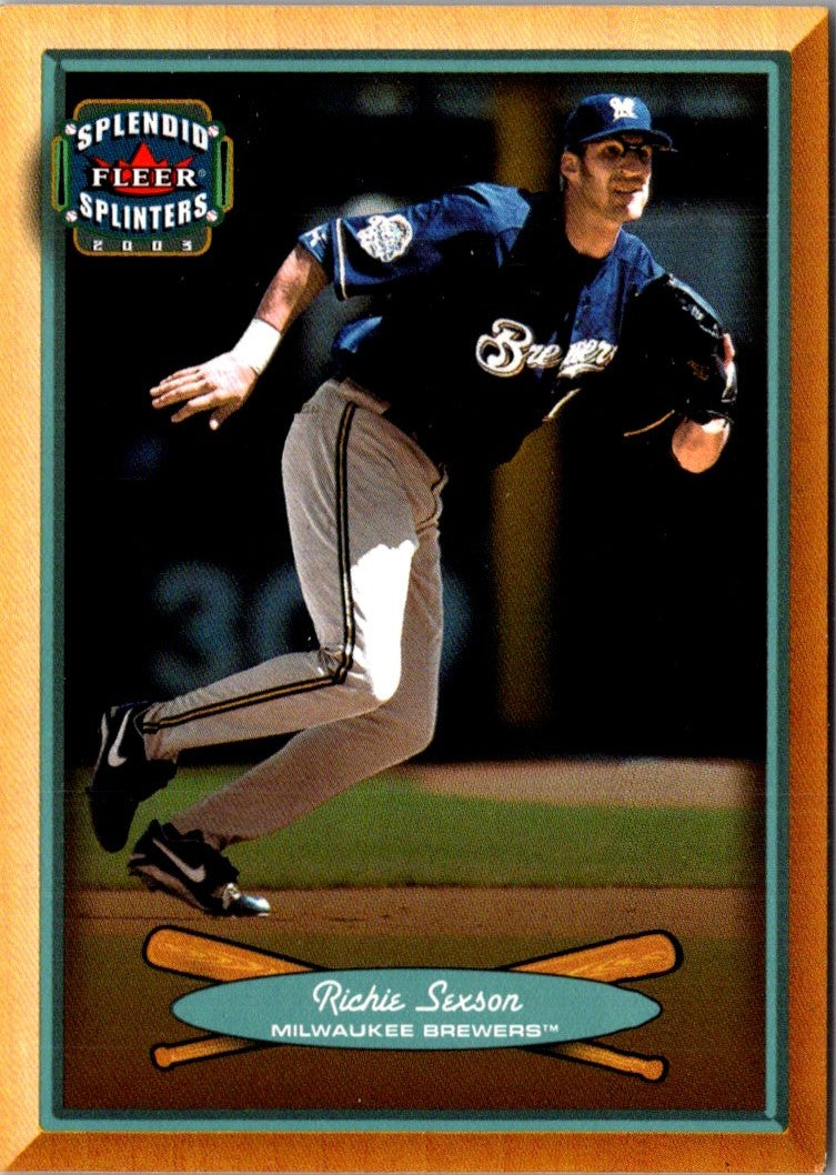 2003 Fleer Splendid Splinters Richie Sexson