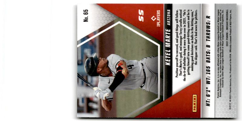 2021 Panini Mosaic Ketel Marte