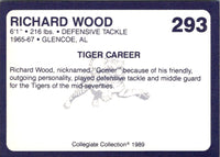 1989 Collegiate Collection Auburn Coke 580 Richard Wood #293