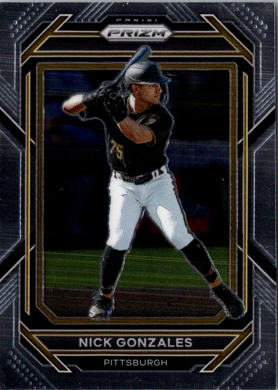 2023 Panini Prizm Blue Ice Nick Gonzales #129