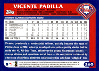 2003 Topps Vicente Padilla #260