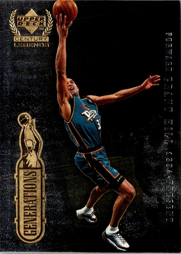 1999 Upper Deck Century Legends Generations Grant Hill/George Gervin #NNO