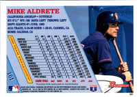 1995 Mother's Cookies Oakland Athletics Mike Aldrete #8
